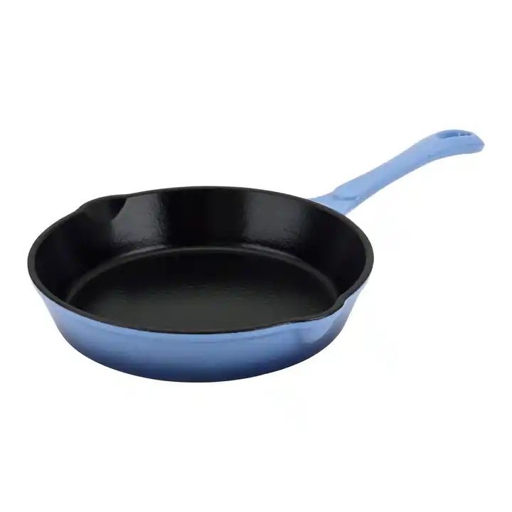 Enamelled Cast Iron Round Grill Pan