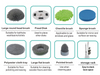 9pcs Cleaning Brush 