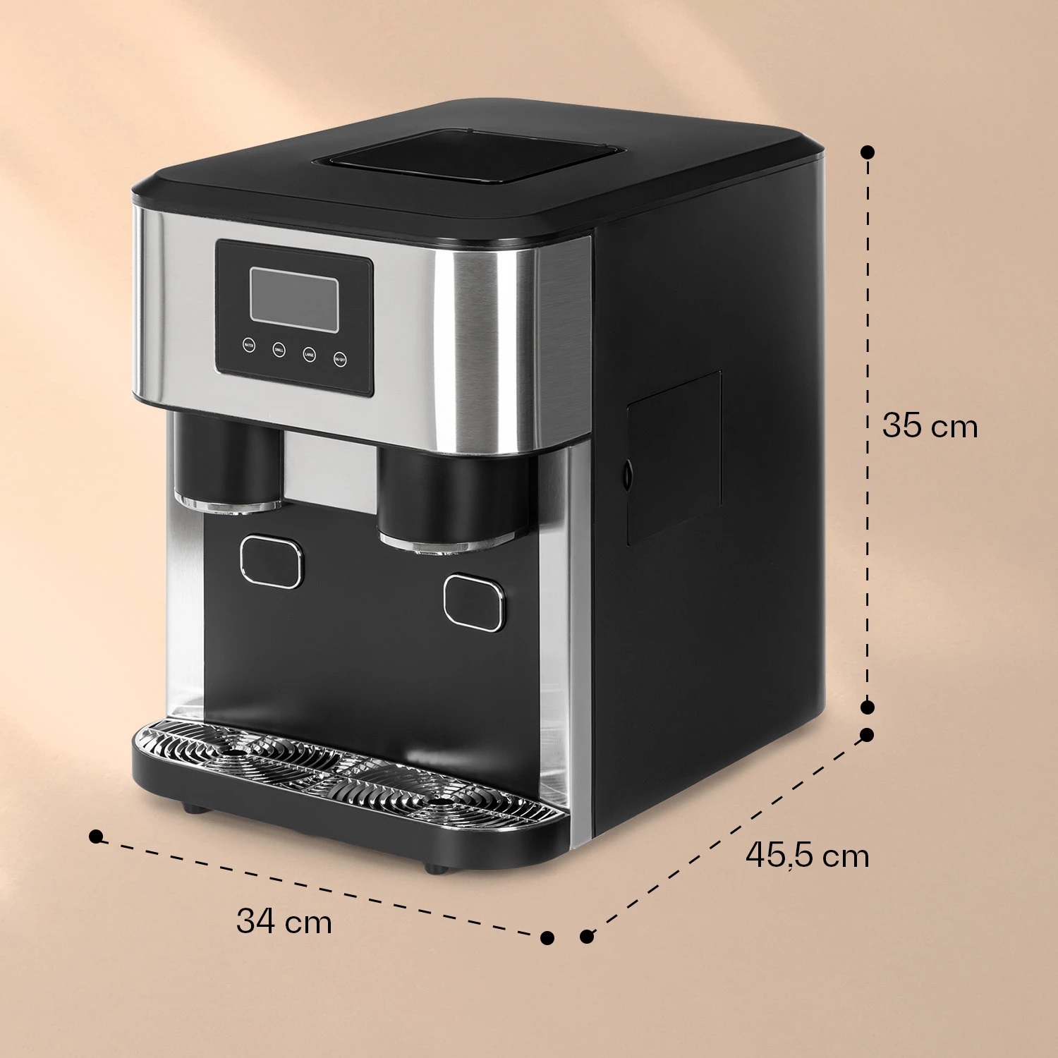 Bullets/Crushed Ice/Cold Water 3-in-1 Ice Maker 