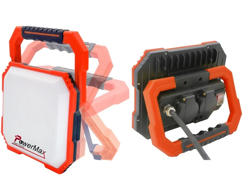 LED Work Light With Power Sockects