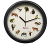 Wall Clock with 12 Birds / Animal Sounds