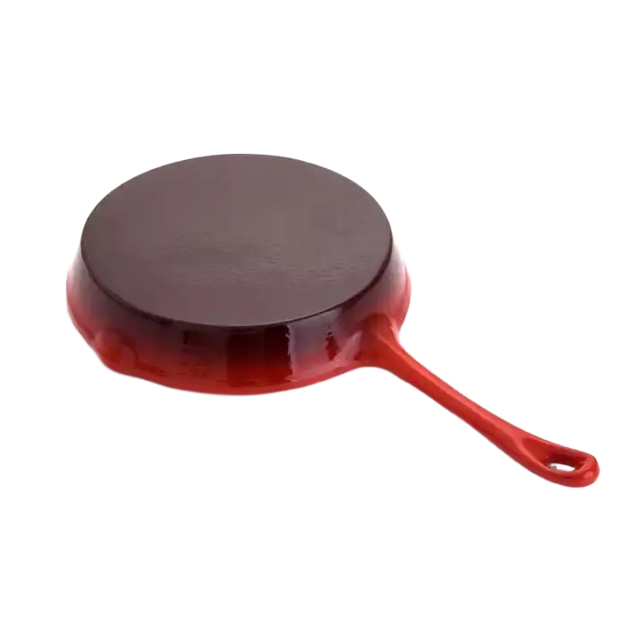 Enamelled Cast Iron Round Grill Pan