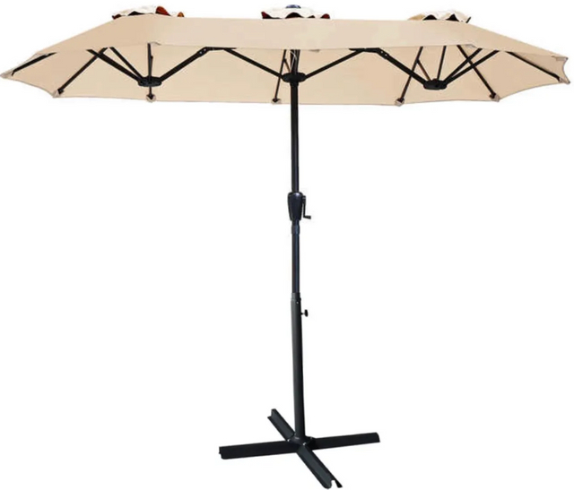 Twin Umbrella with Crank