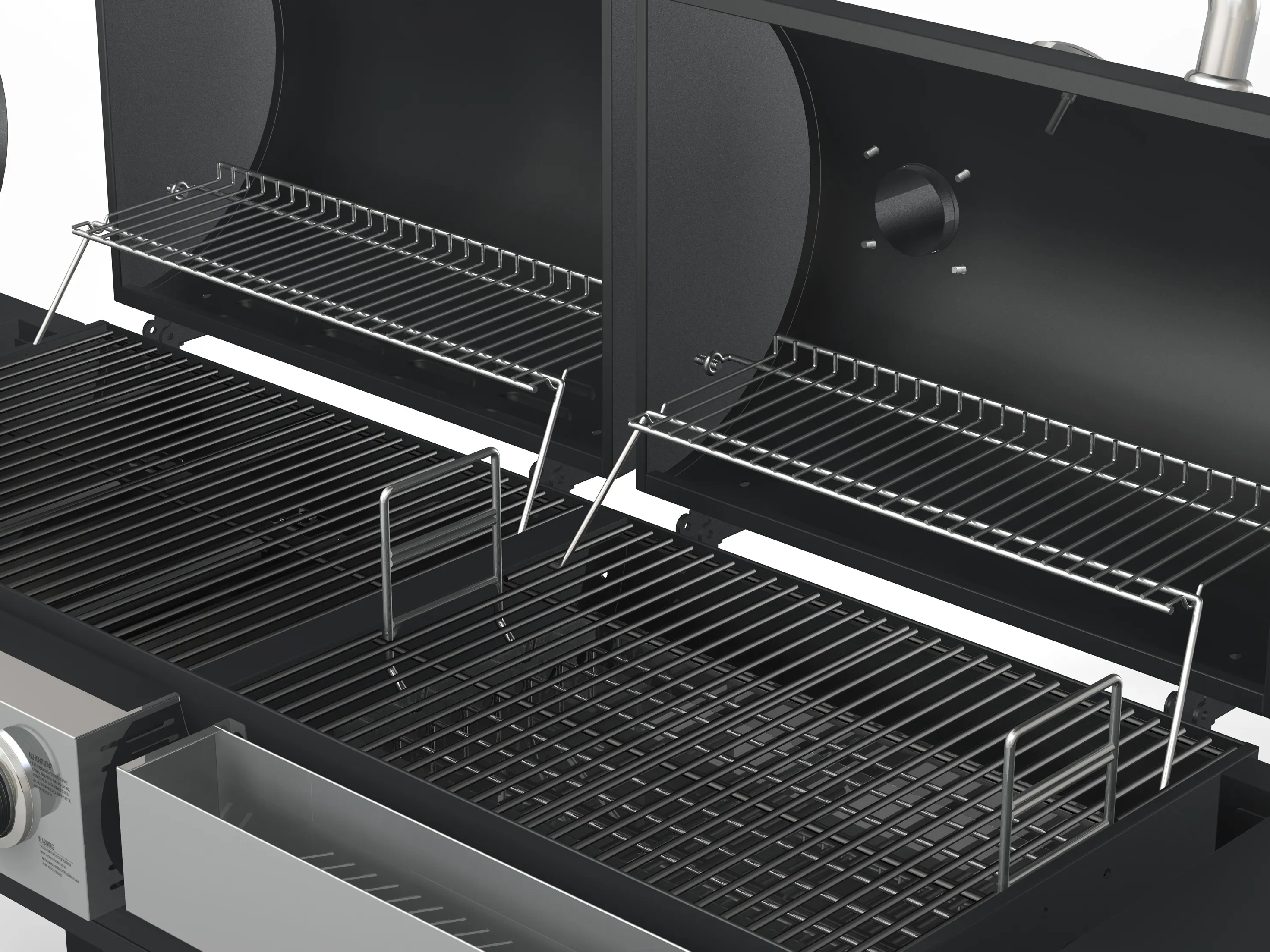 Dual Fuel Charcoal and Gas Grill