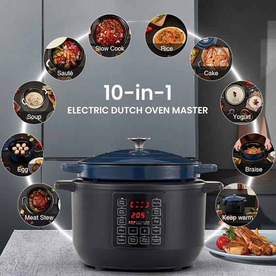 10-in-1 Electric Dutch Oven Master