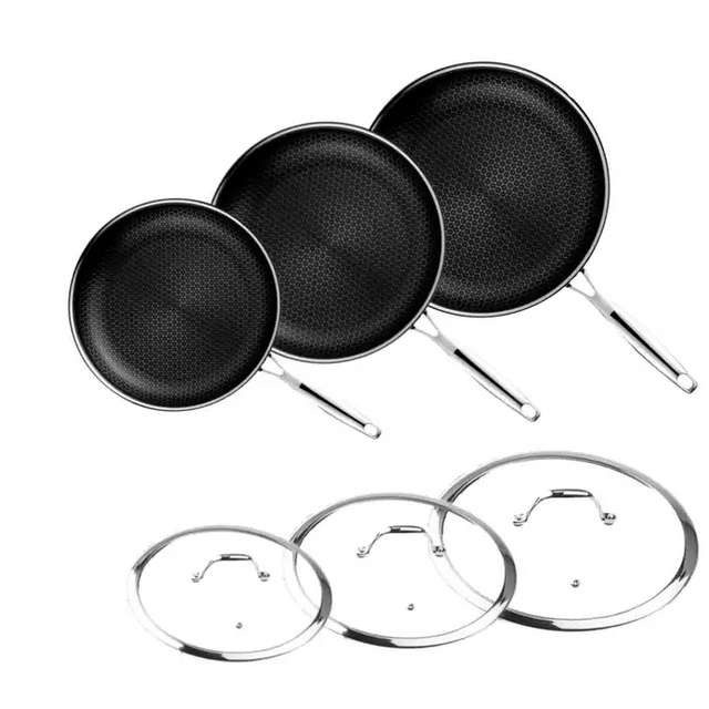 Triply Stainless Steel Frying Pans