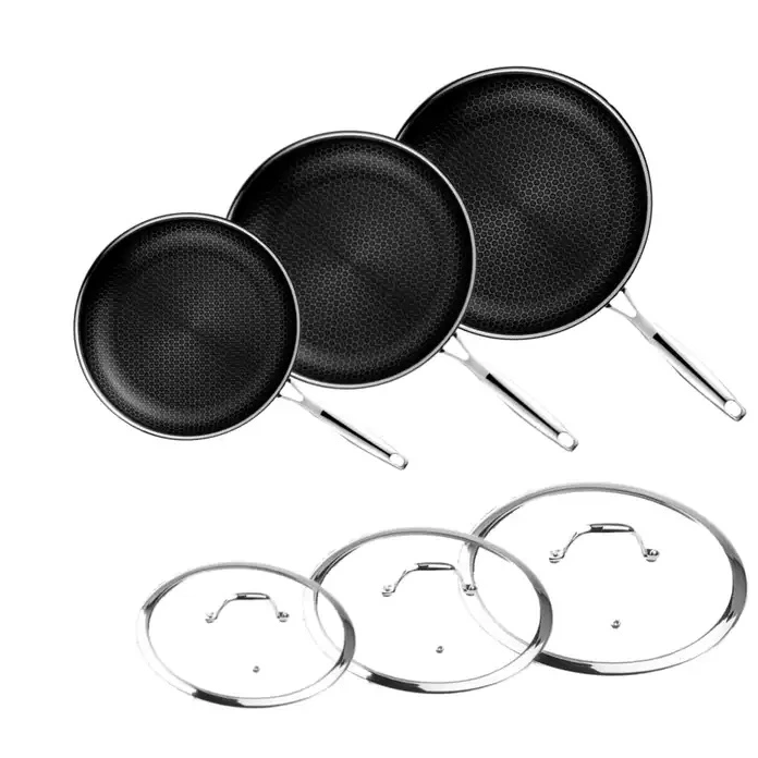 Triply Stainless Steel Frying Pans