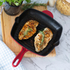 Enamelled Cast Iron Square Grill Pan