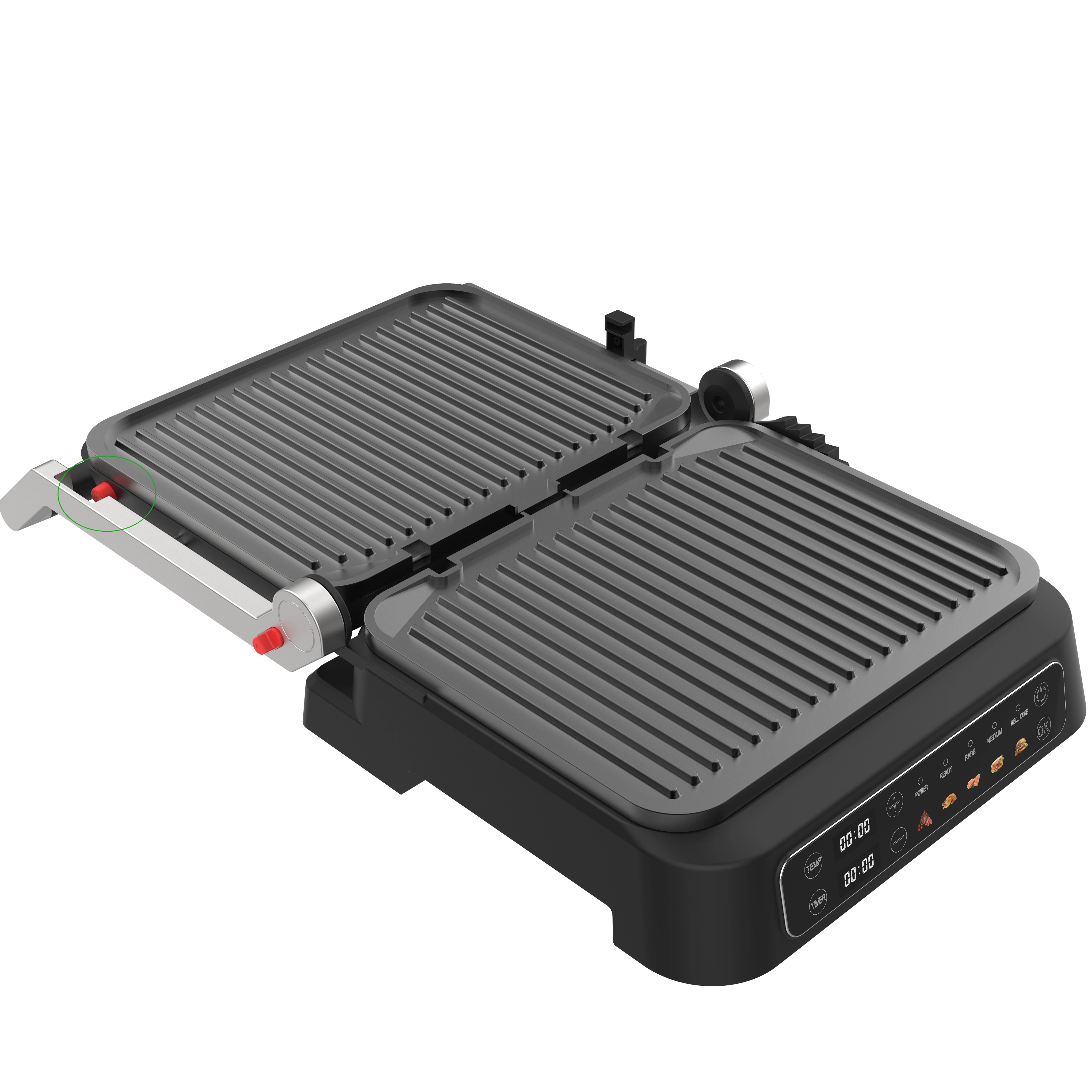 Color Display Electrical Grill