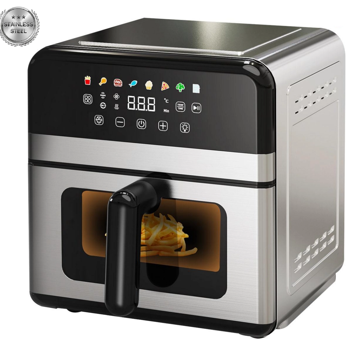 7L Stainless Steel Air Fryer