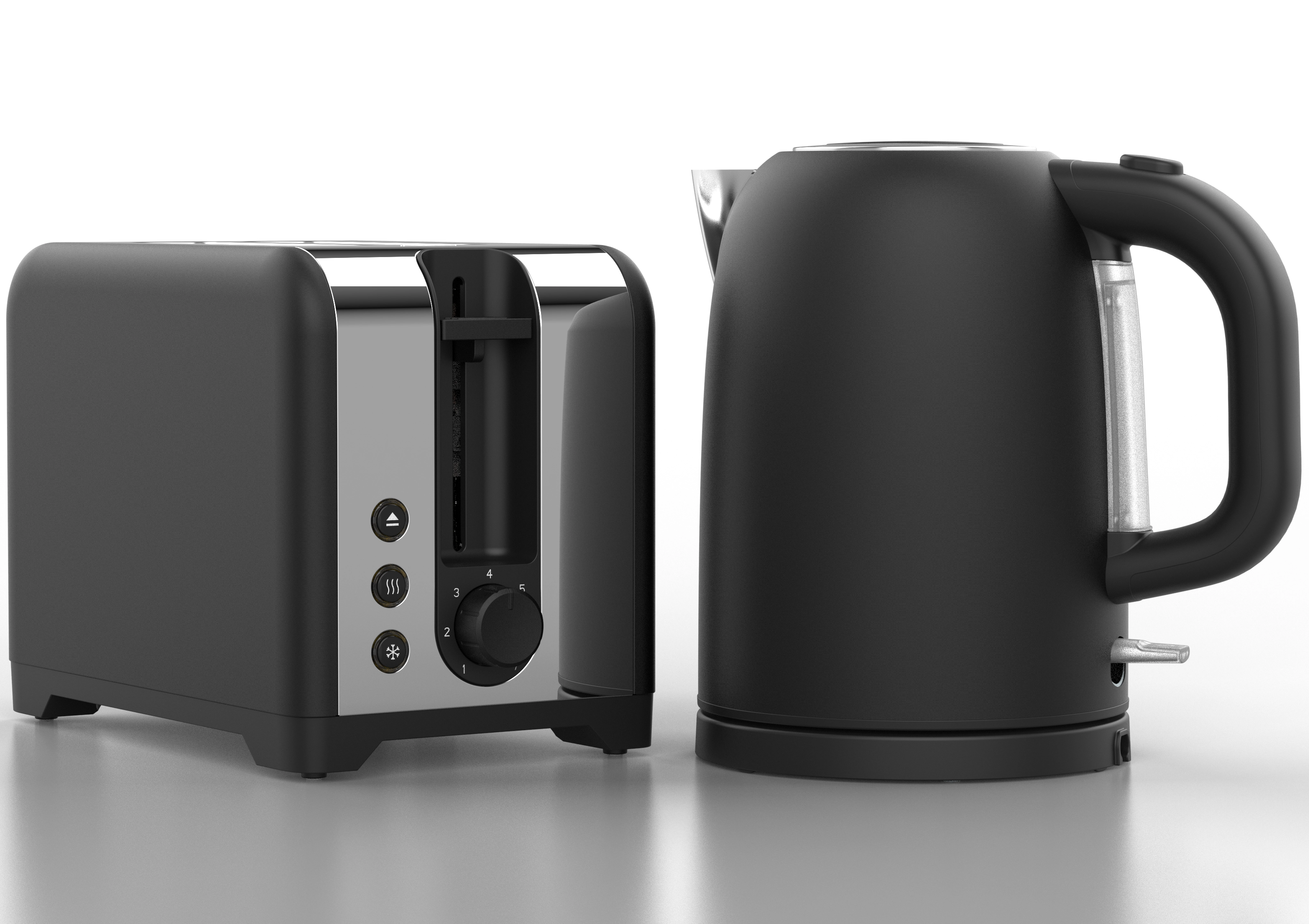 Toaster+Water kettle Combo