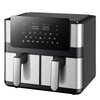 9L Dual Air Fryer With Visible Window