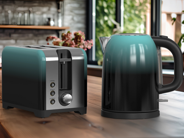 Toaster+Water kettle Combo