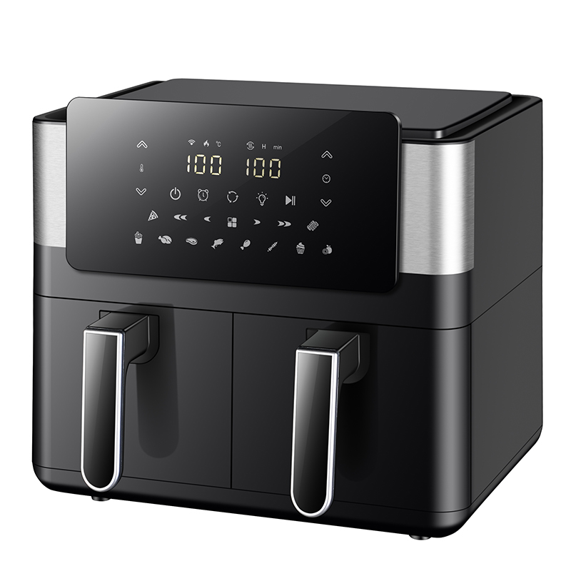 9L Dual Air Fryer With Visible Window