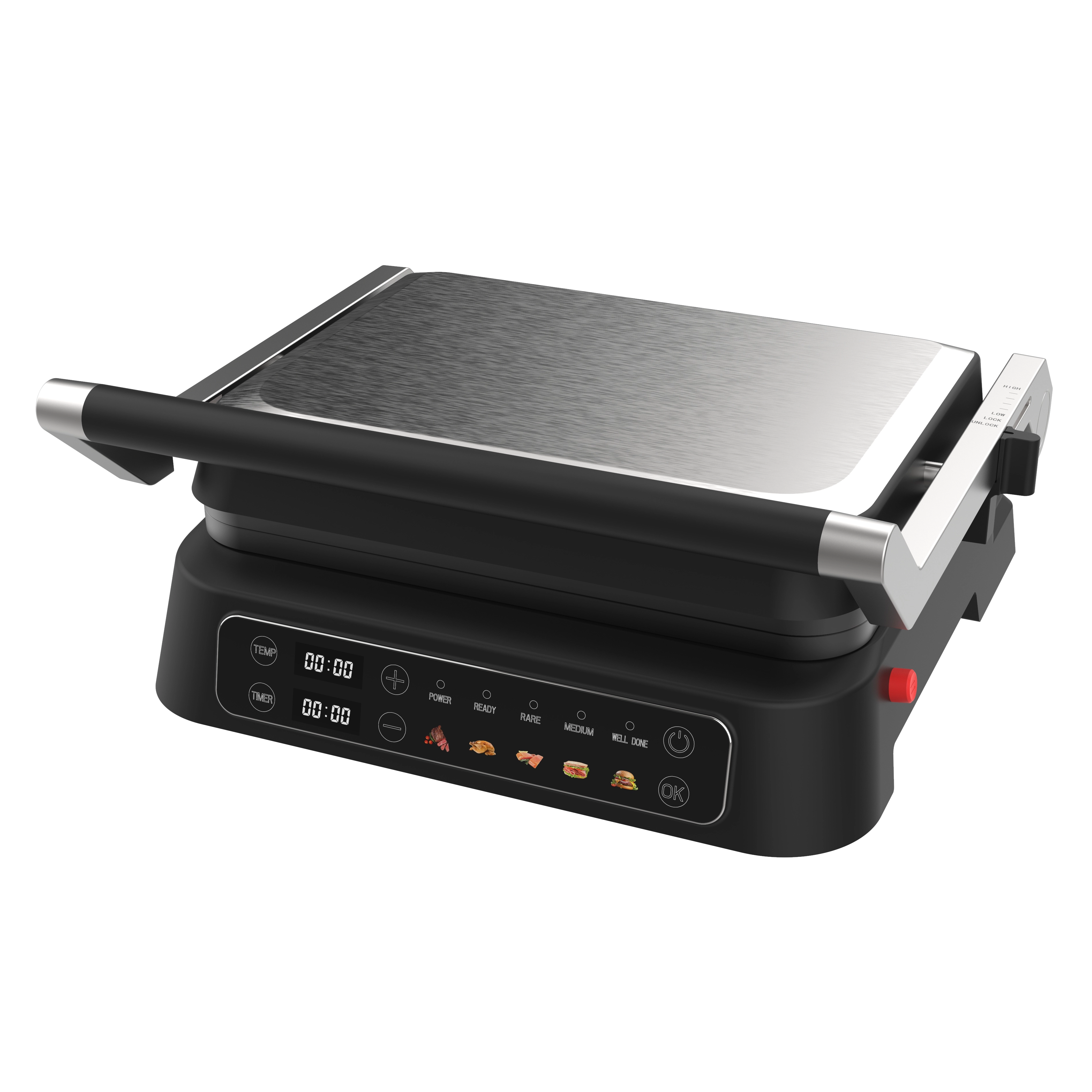 Color Display Electrical Grill